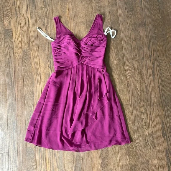 blue dress for baby girl Every Bit of Lovely Sangria Cotton Pleated Drop Waist Midi Dress main image 0